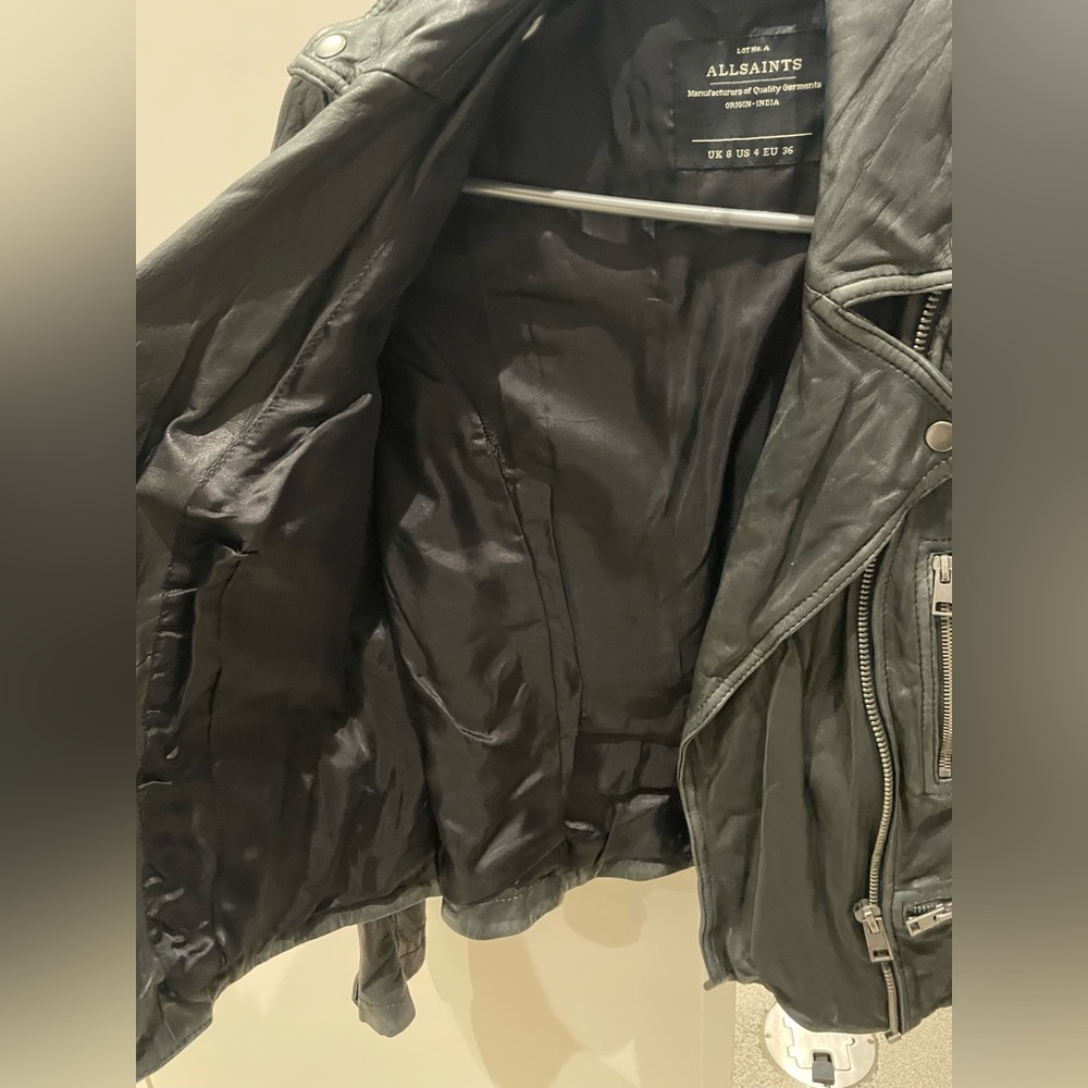 Leather Biker Jacket - Picture 15 of 17